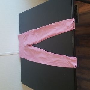 Pink workout leggings